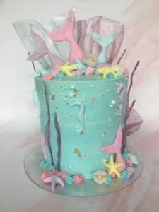 Under the sea, Mermaid cake