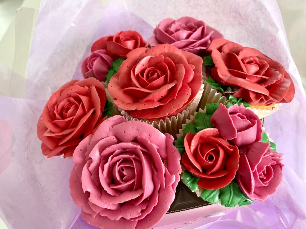 Rose Cupcake Bouquet