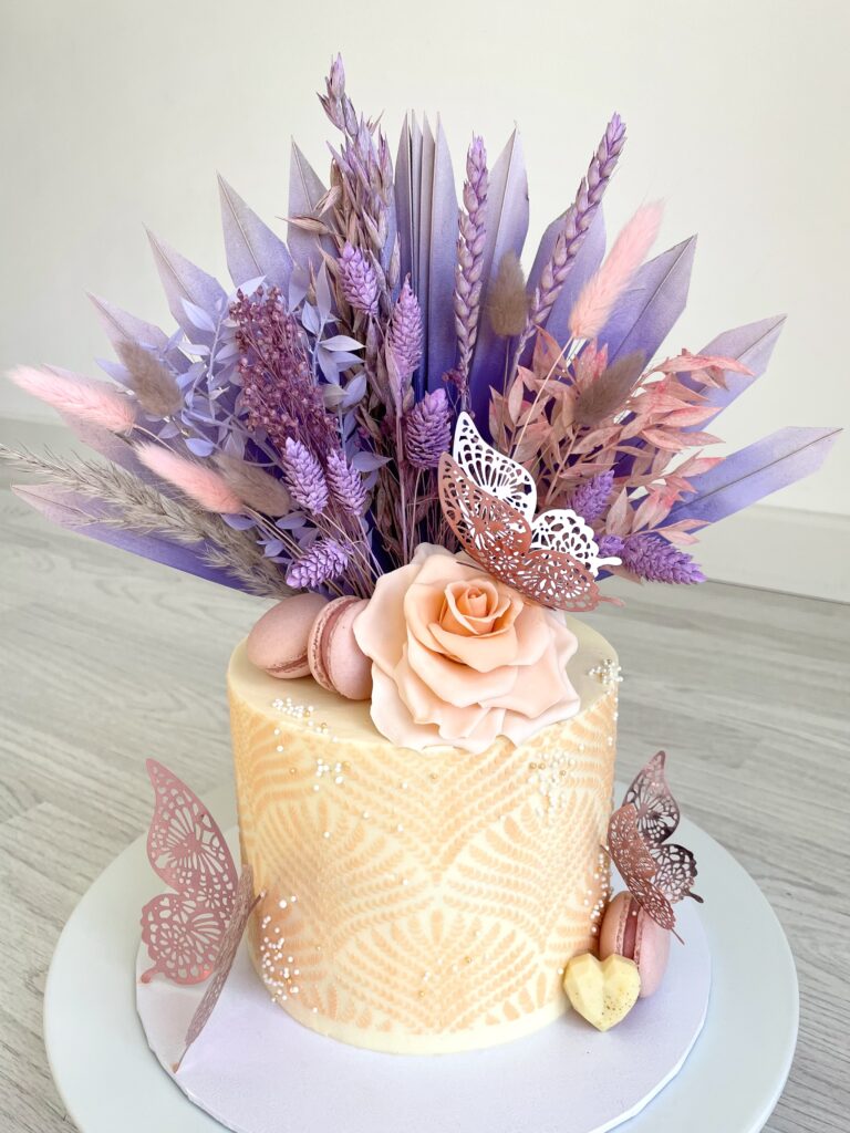 Dried Flower Cake